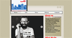 Desktop Screenshot of hangarproductions.com